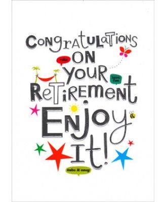 Retirement congratulations 1