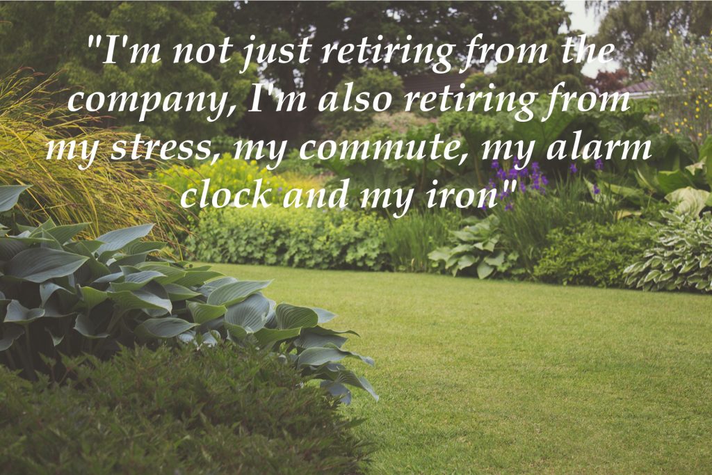 retirement quotes for a retirement card