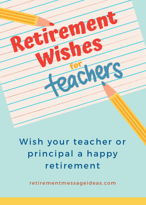 Retirement Wishes for Teachers